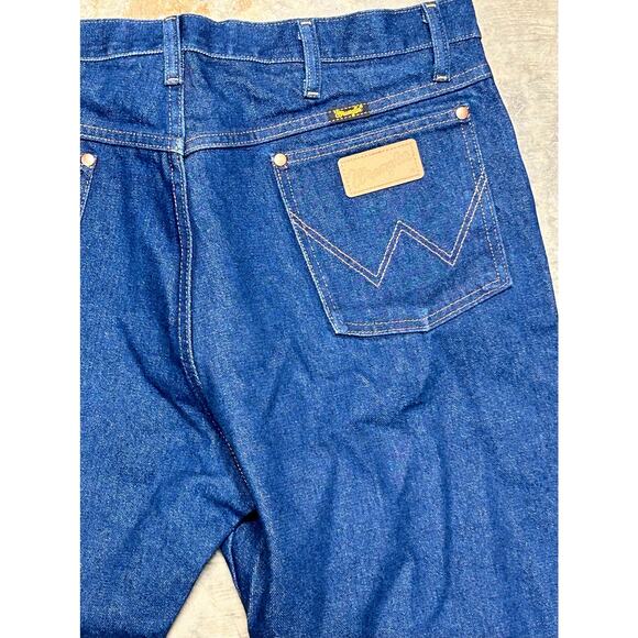 Wrangler‎ A001 Men’s Cowboy Cut 100% Cotton Western Blue Jeans 38 x 34 Preowned - Picture 9 of 9